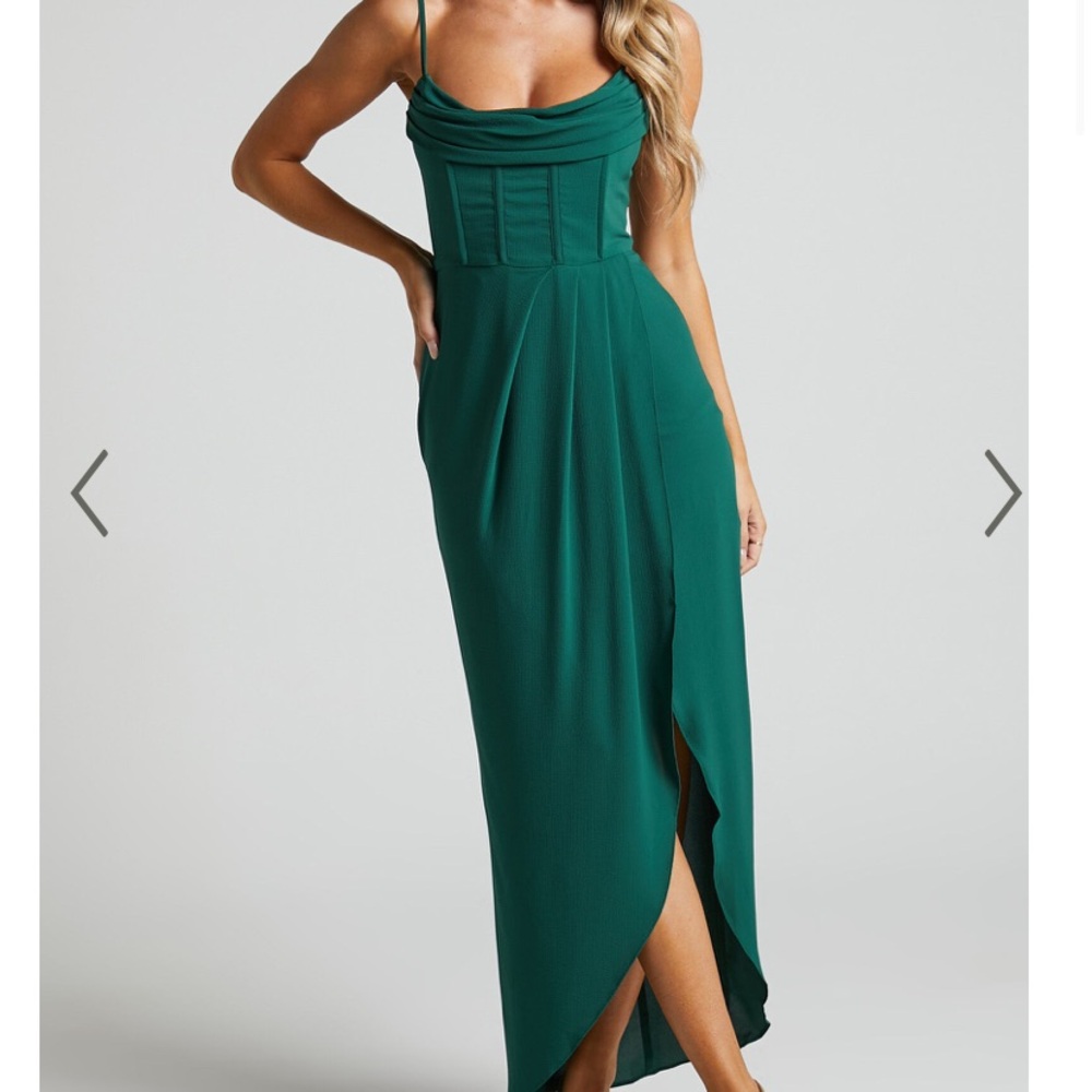 andrina midi dress corset top